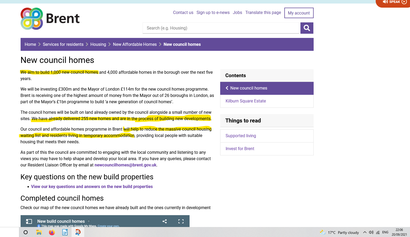 Brent Council “1000 New Council Homes” Programme Life In Kilburn