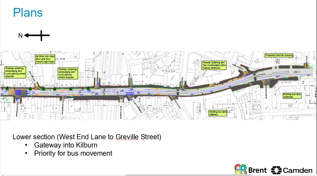 Lower Kilburn High Road scheme to be implemented on 31st January 2022